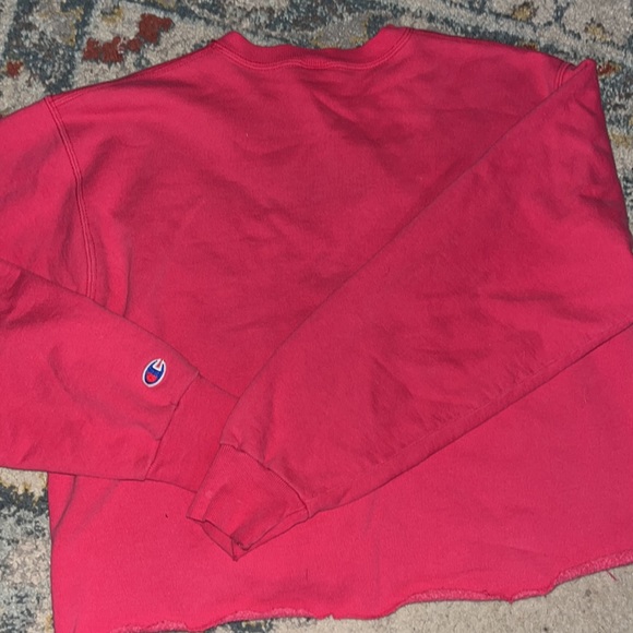 Womens cropped Champion sweatshirt - Picture 3 of 3